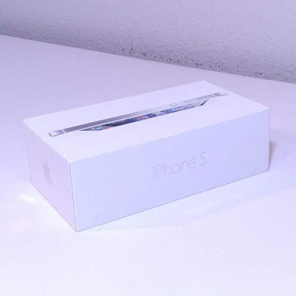 APPLE iPHONE 5 BOX ONLY 16GB Original Packaging OEM STICKERS 2012 USA Steve Jobs - Picture 2 of 12
